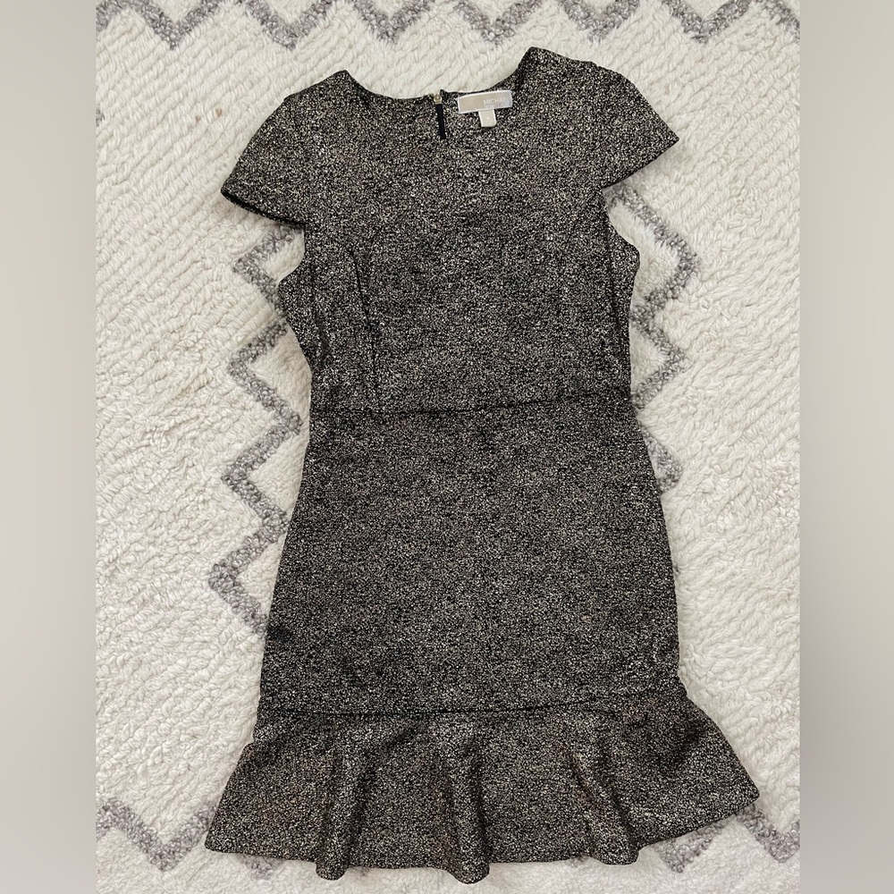 Michael Kors Metallic Gold & Black Dress - EUC worn once